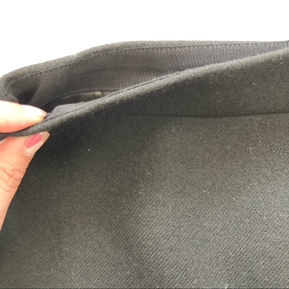 J. Crew Double-Serge Wool Black Pencil Skirt - Picture 5 of 12
